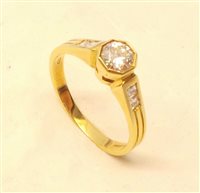 Ringe Brotto Gioielli Dame Mario Fontana in Gelbgold Diamante 0.44 Ct 01075D55/28-12 - 01075D55/28-12
